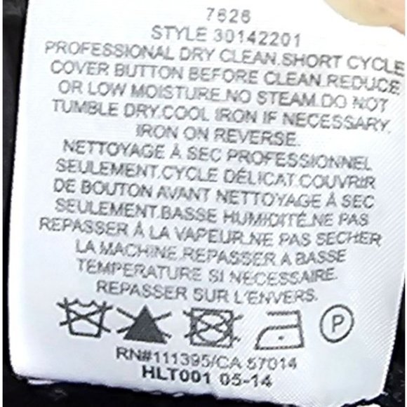 Tory Burch Black Trousers leggings‎ with Faux Leather size Medium - Picture 9 of 10